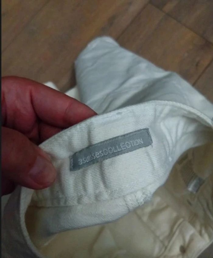 Short Blanc 3 suisses neuf t 38 - photo numéro 3