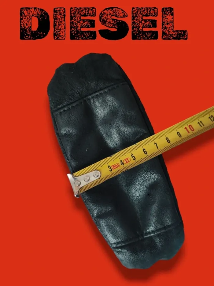 Superbe sacoche bandoulière en cuir/daim noire DIESEL - photo numéro 15