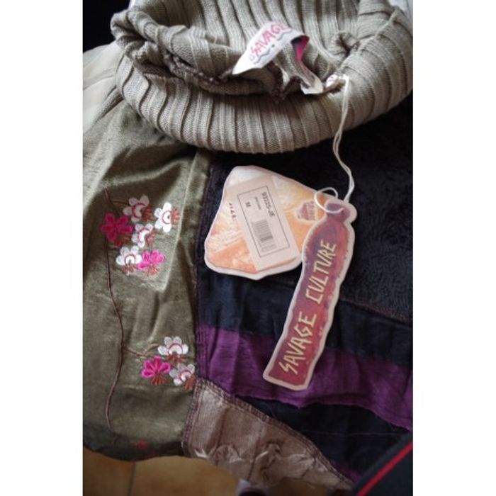 Savage Culture - Robe pull Marron TM - photo numéro 4