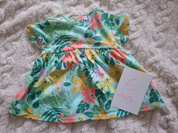 Robe été à fleur - 6 mois