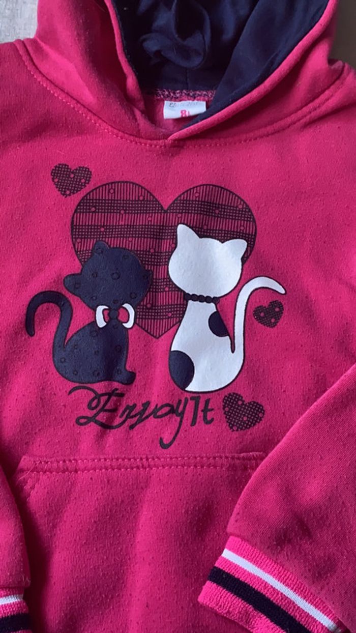 Sweat à capuche imprimé - photo numéro 2