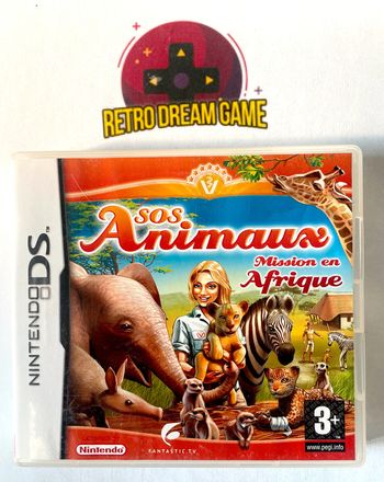 Jeux SOS Animaux mission en afrique sur DS