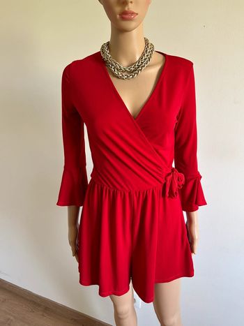 Combishort rouge Bershka taille M TBE