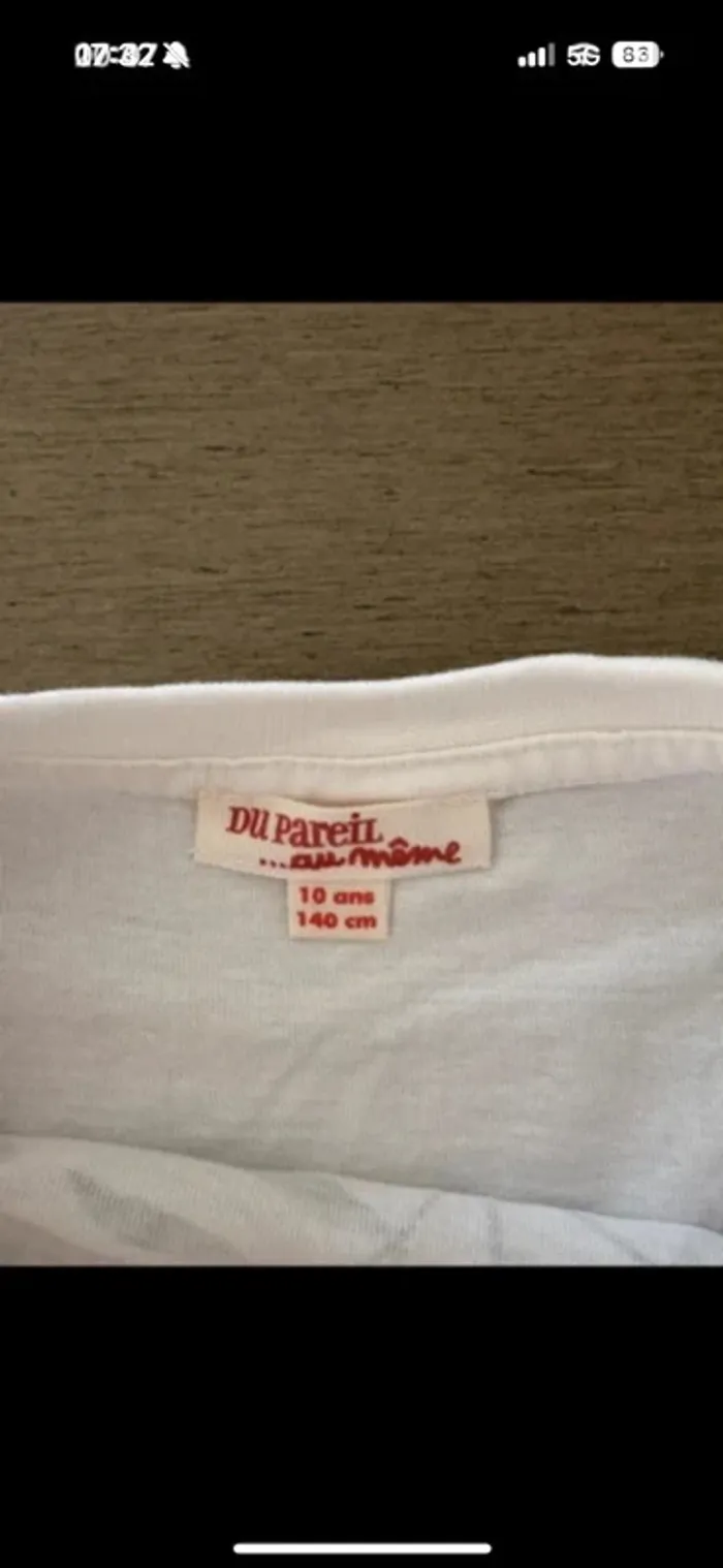 Tee-shirt fille Du pareil au même - photo numéro 8