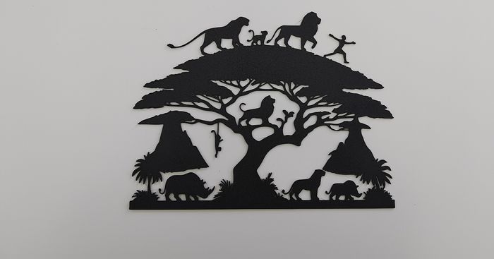 Décoration murale du roi lion