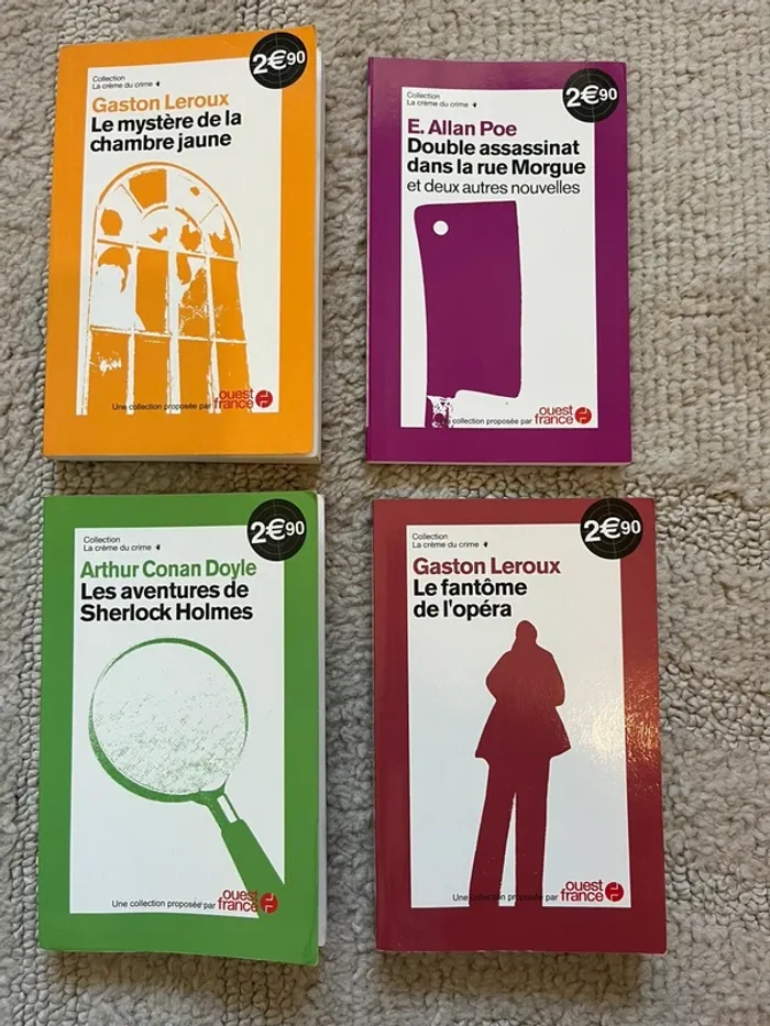 Collection complète de 8 livres la crème du crime, édition Ouest France - photo numéro 3