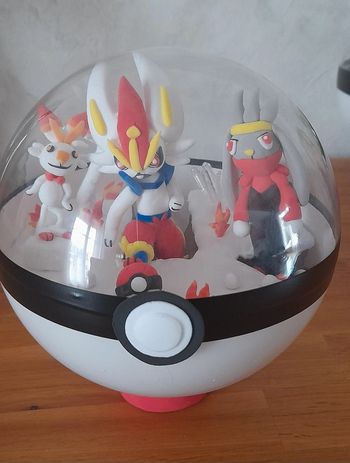 Boule pokemon évolution flambino