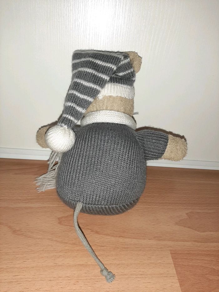 Peluche souris avec bonnet et écharpe - photo numéro 2