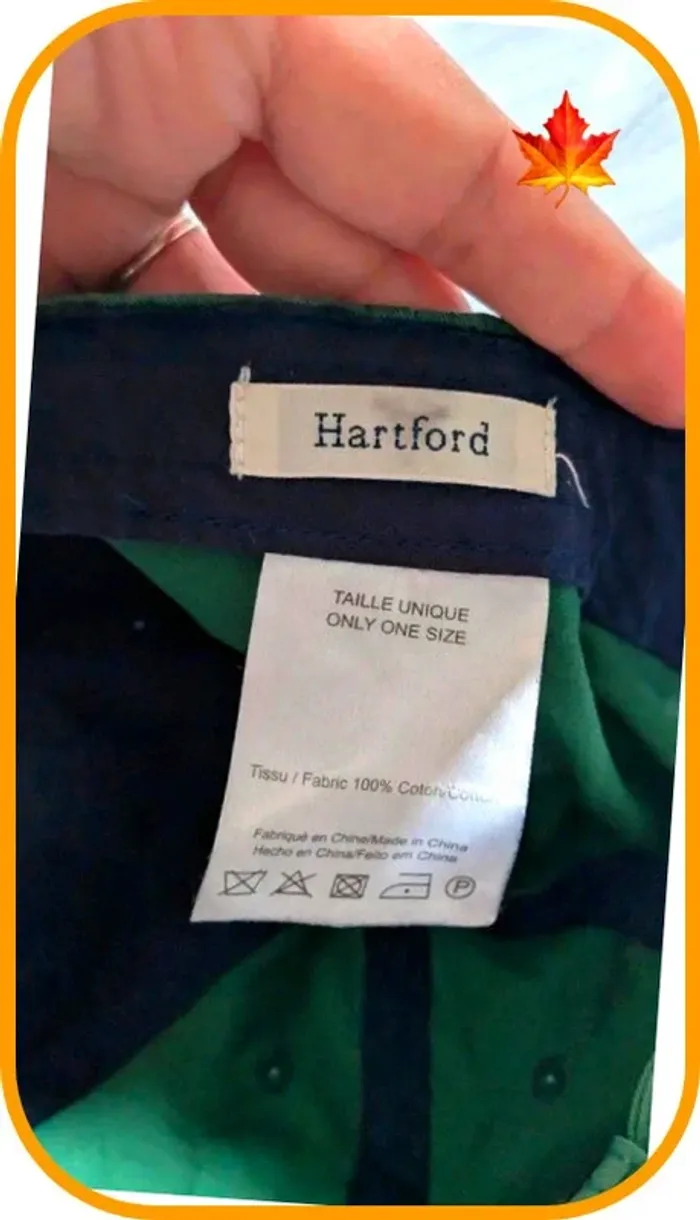 Casquette verte homme Hartford - photo numéro 4