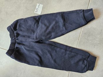 Pantalon jogging bleu marine garçon 3/4 ans