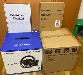 Kit Fanatec Gran Turismo DD PRO complet avec Boost Kit 180