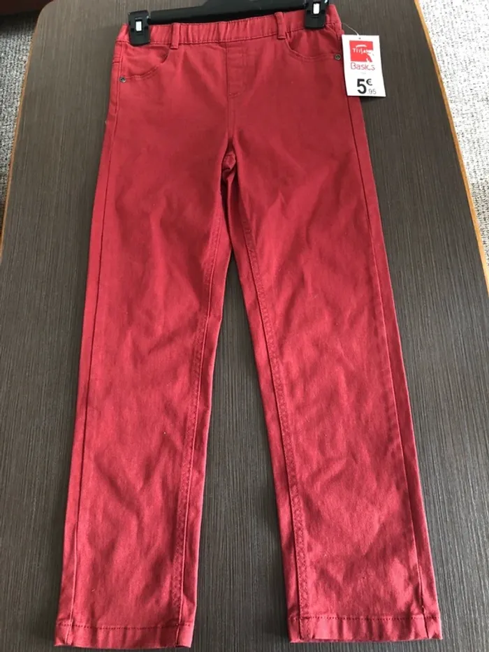 Pantalon jeans taille élastique 10 ans