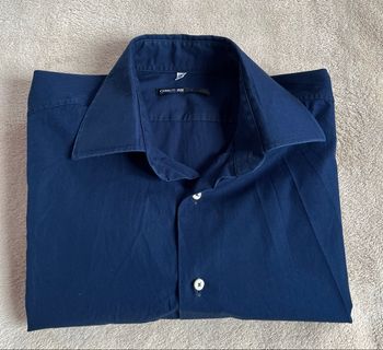 Chemise bleu marine pour homme | Cerruti 1881 | Taille 42