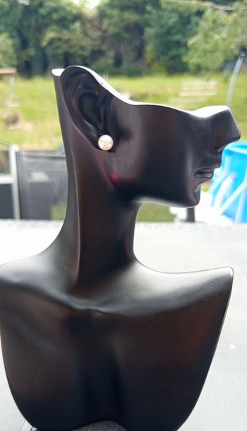 Boucles d'oreilles perles femme