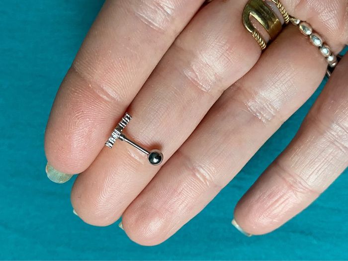 Piercing helix acier chirurgical - photo numéro 4