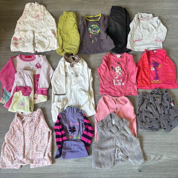 Lot vêtements 9 mois fille hiver