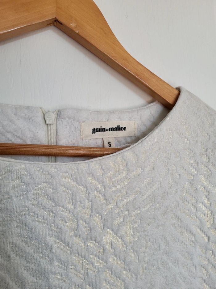 Magnifique sweat grain de malice taille S etat neuf - photo numéro 2