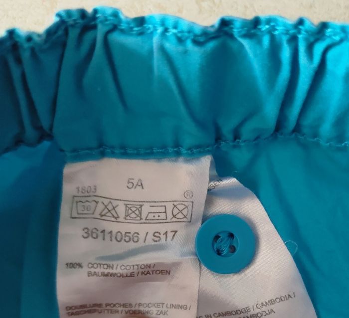 🩳 Short bleu garçon 5 ans 🩳 - photo numéro 4