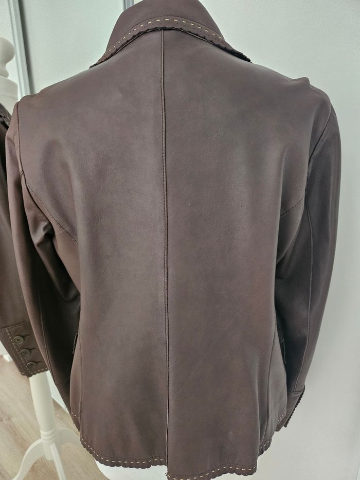 Veste en cuir burton taille 40 - photo numéro 3