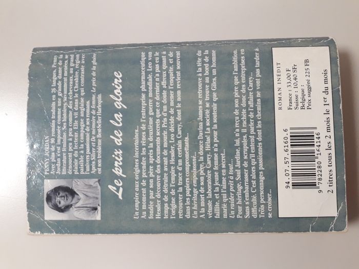 Le prix de la gloire Penny Jordan Best Sellers Harlequin - photo numéro 5