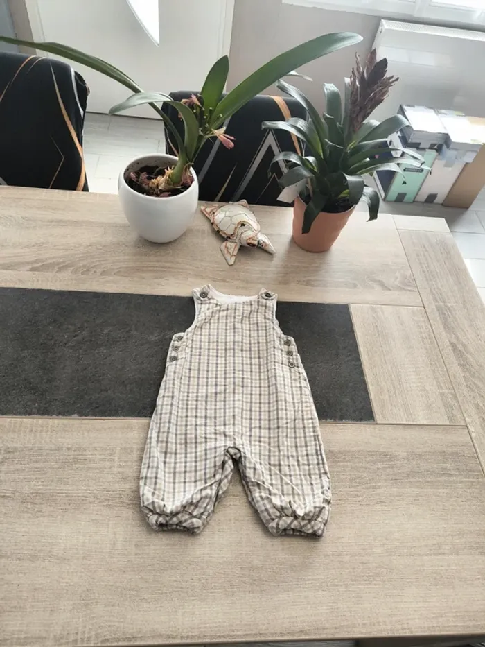 Salopette doublée confortable garçon 6 mois Jacadi