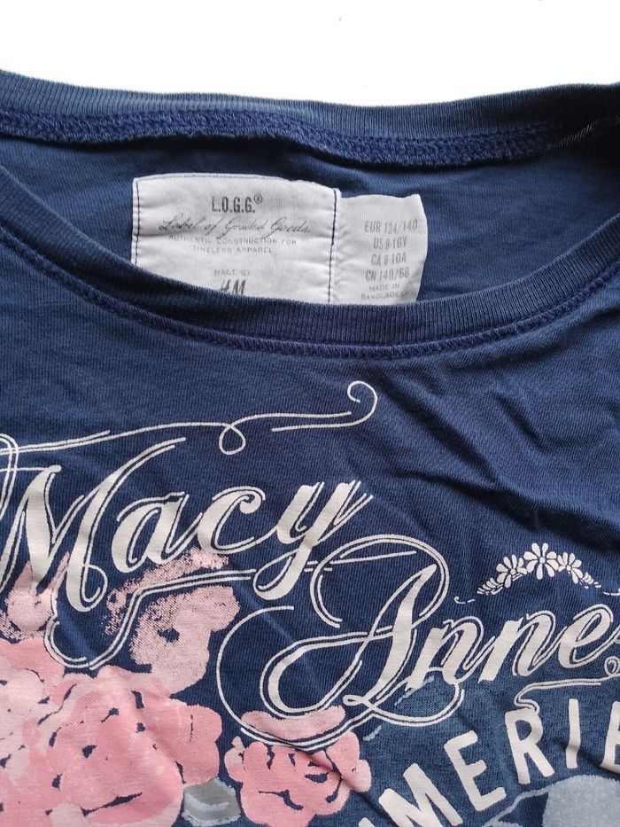 Tee-shirt fille 8/10 ans H&M - photo numéro 4