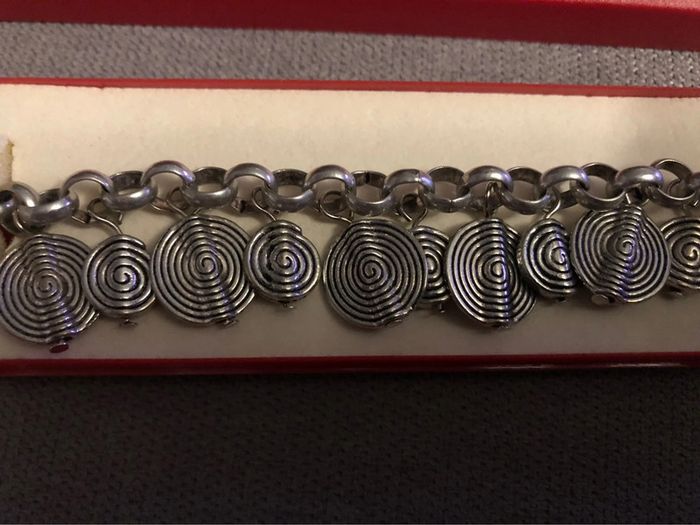 Bracelet acier fantaisie 16cm NEUF - photo numéro 3