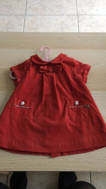 Robe velours rougz sergent major