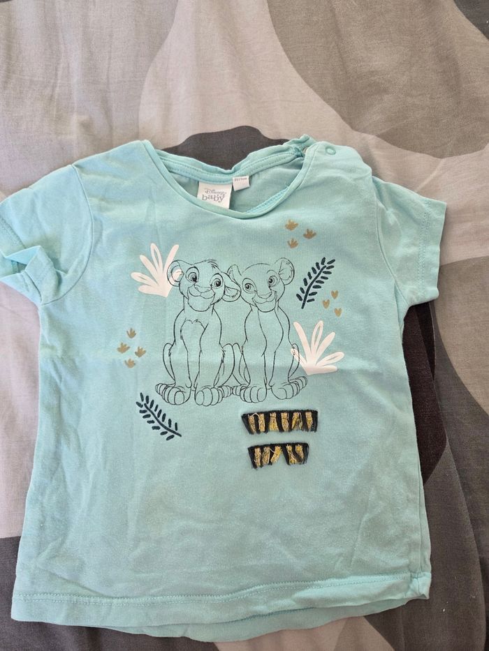 Lot tee-shirt été bébé fille 9 mois - photo numéro 4