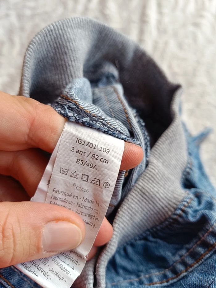 Pantalon confortable style jeans Garçon 2 ans Orchestra 100% coton - photo numéro 6