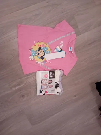Lot 3 tee shirt neuf minnie