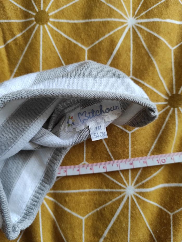 Bonnet rayé coton - photo numéro 2