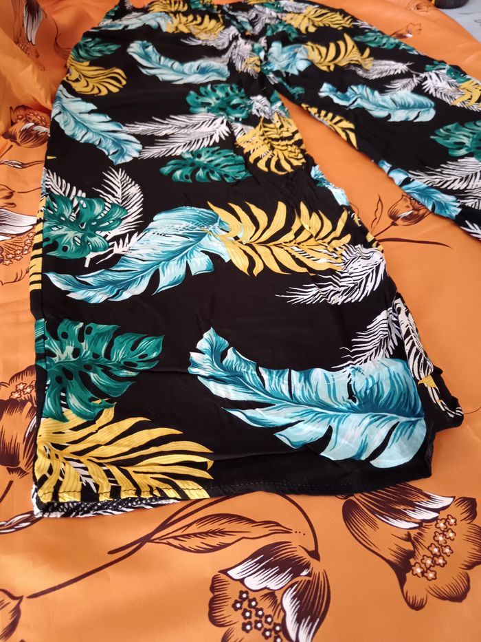 Pantalon fluide florale S/M - photo numéro 9