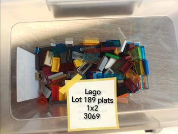 Lego lot 189 plats 2x1 3069