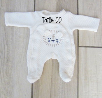 Grenouillere prématuré ou bébé poids plume