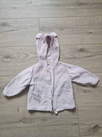 Gilet à capuche bébé fille Grain de blé 9 mois