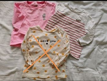 Lot 2 t-shirts manches longues