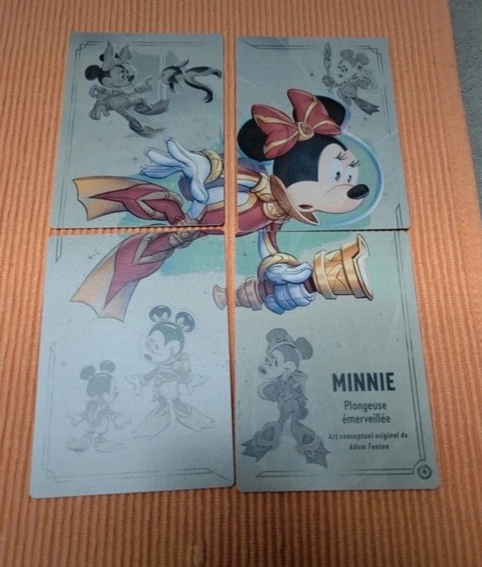 Carte puzzle mickey minnie lorcana chap1 et chap2 - photo numéro 2