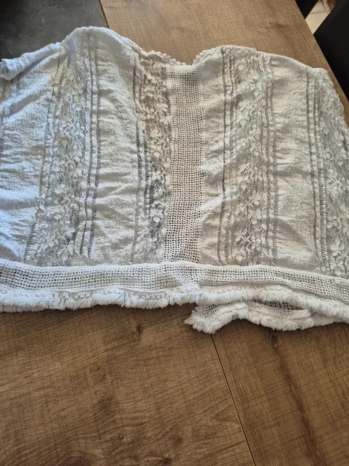 Gilet boléro en dentelle fille - photo numéro 5