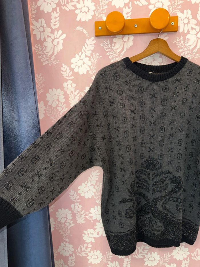 Pull vintage brillant - photo numéro 3