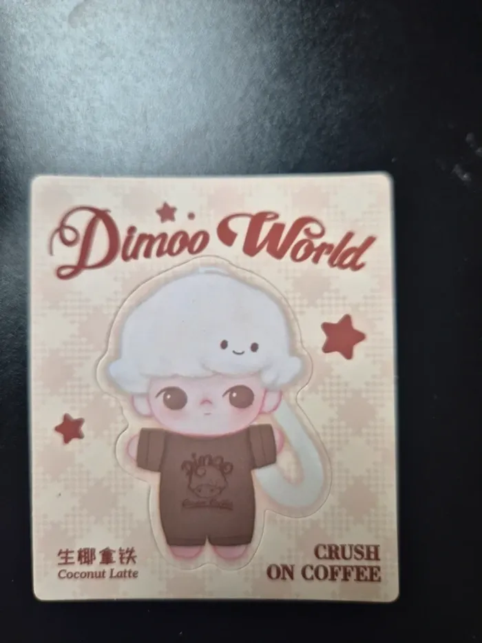 Popmart dimoo world crush on coffee