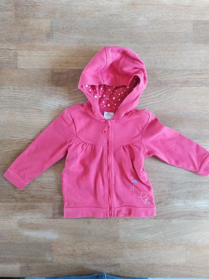 Sweet zippé rouge 1 an