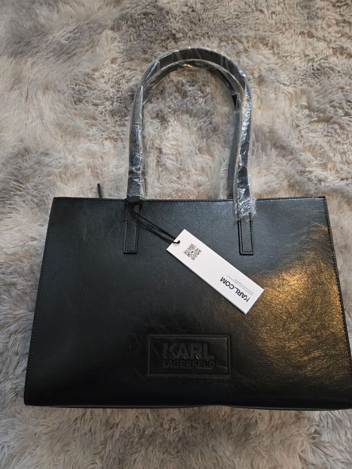 Sac cabas Karl Lagerfeld noir – Neuf avec étiquette