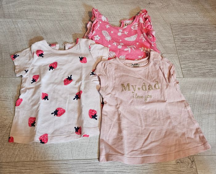 Lot tee shirt fille