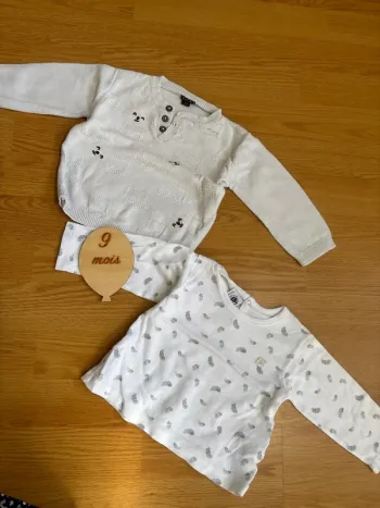 Pull fin + tee shirt manche longue