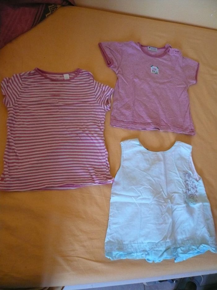 lot de 3 tee shirts 18 mois
