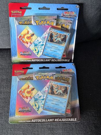Lot Pokémon 2 Tripack Givrali Évolutions Prismatiques EV8.5 Fr