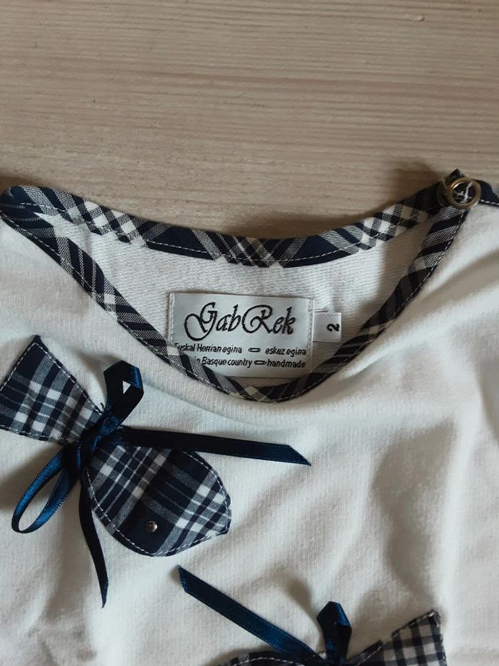 T-shirt poissons traditionnel basque fait maison T. 2 ans - photo numéro 2