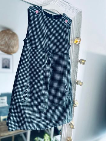 Jolie robe hiver vert sapin sergent major 11ans comme neuve