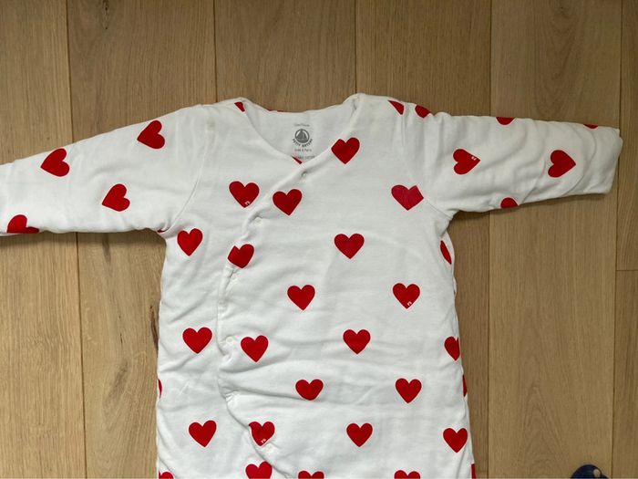 Combi ouatinée coeur - photo numéro 2